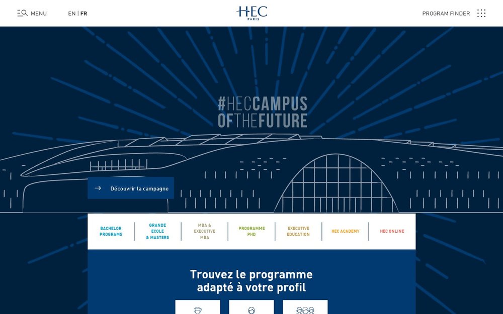 Incubateur HEC Paris - programme d'incubation Grande École