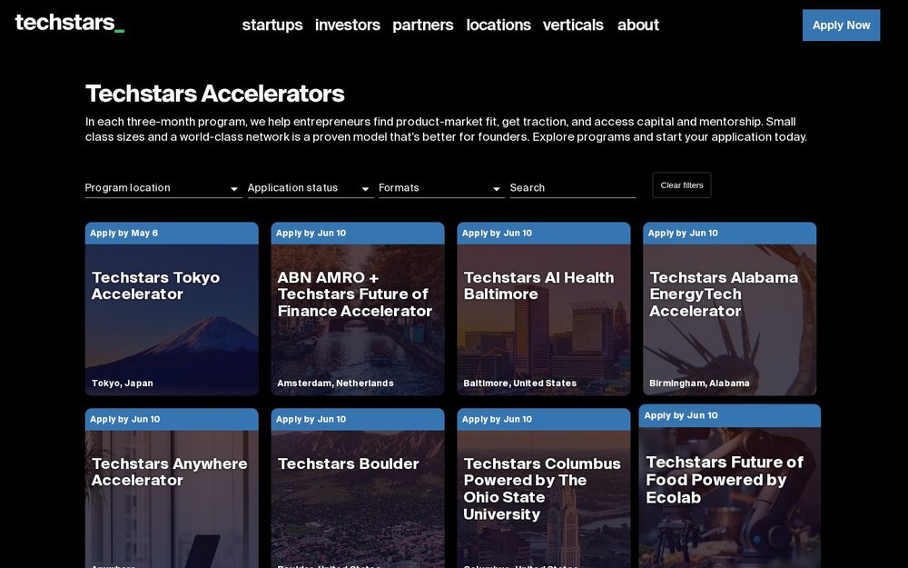 Techstars Paris - accélérateur mondial, programme 13 semaines