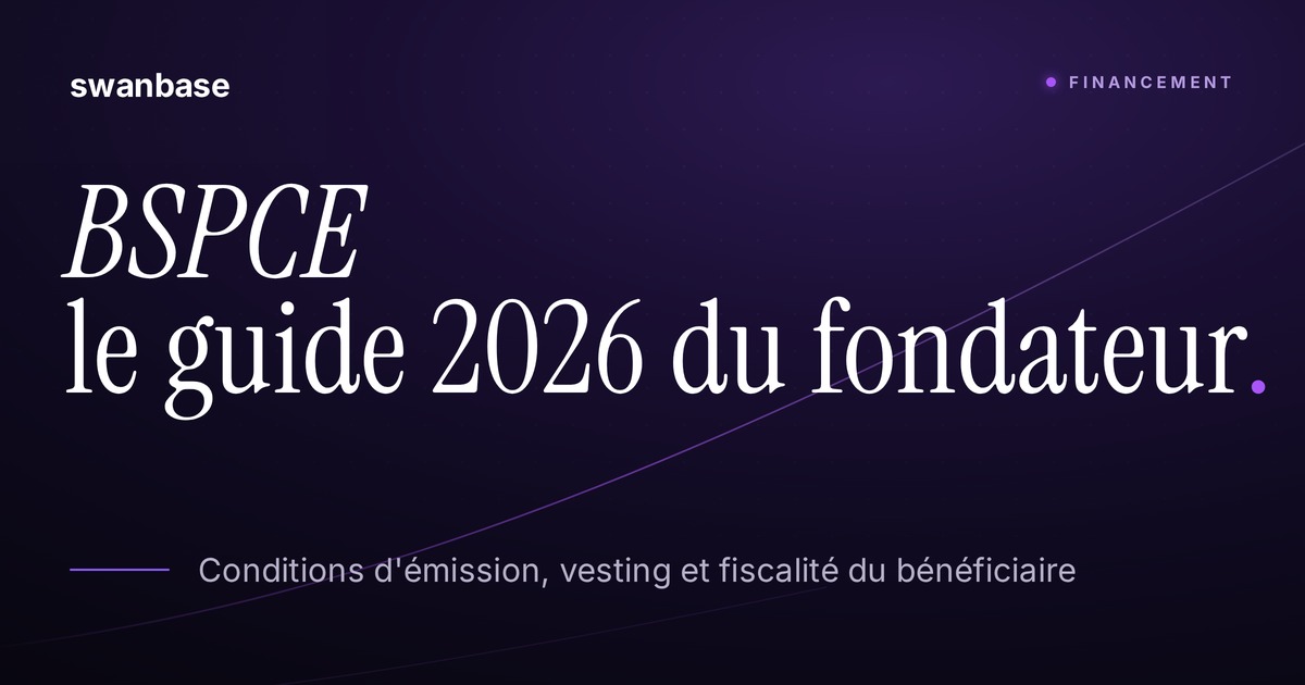 Couverture swanbase du guide des BSPCE en 2026