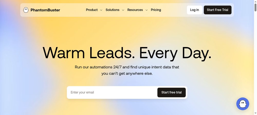 Interface PhantomBuster pour le scraping de leads B2B