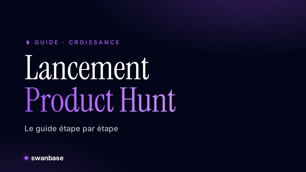Lancement Product Hunt : le guide étape par étape par swanbase