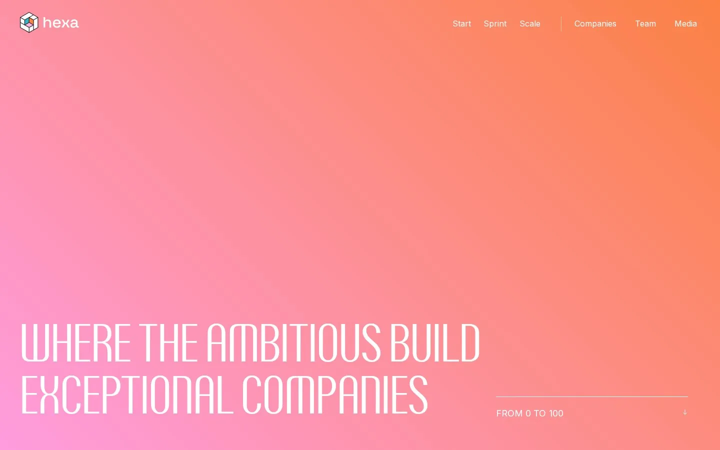 Site officiel Hexa (ex-eFounders) — startup studio SaaS, Aircall, Swan, Spendesk