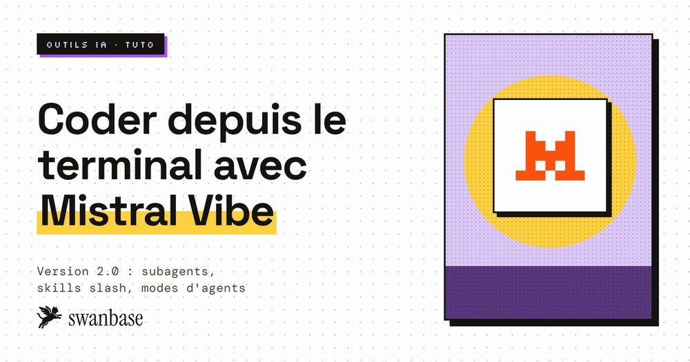 Interface terminal Mistral Vibe avec génération de code IA