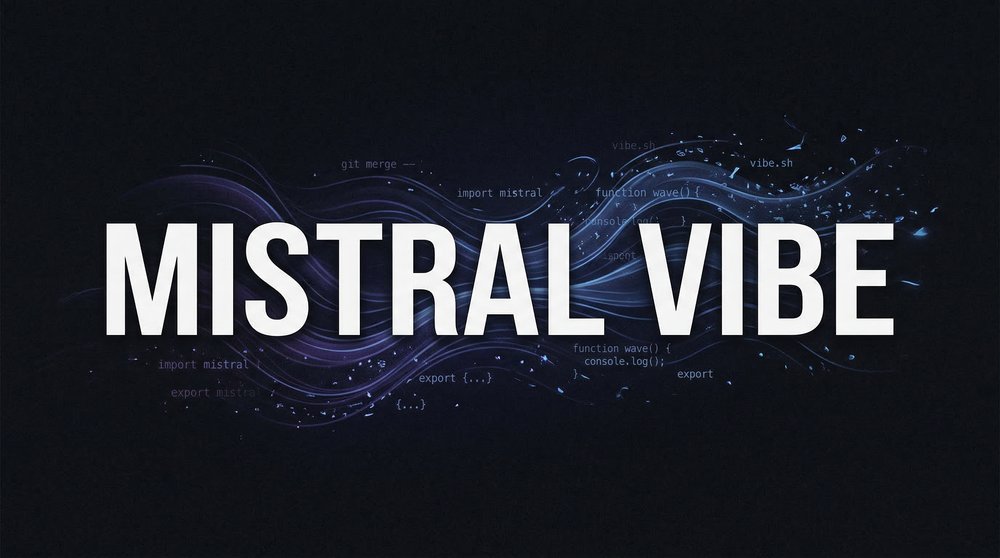 Interface terminal Mistral Vibe avec génération de code IA