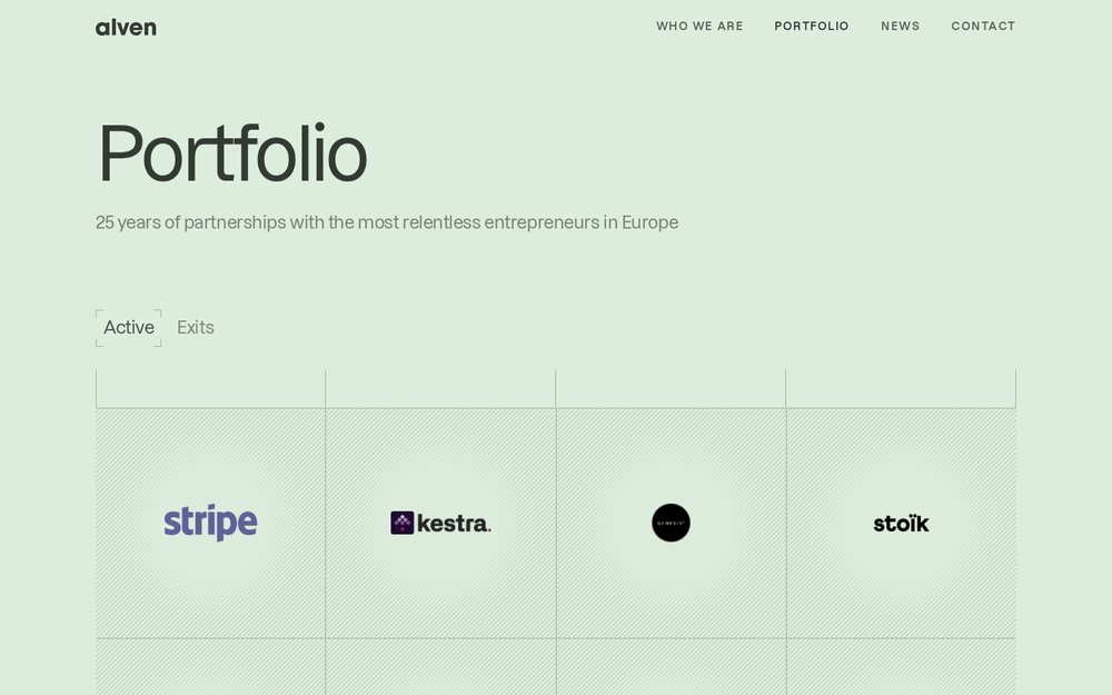 Portfolio Alven Capital, fonds seed et série A à Paris