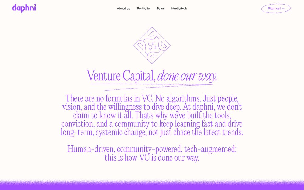 Site Daphni, fonds VC parisien avec modèle communautaire de 500+ corporate partners